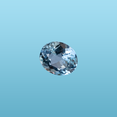 Aquamarin Goshenit-Weiß 5,34 ct.